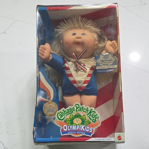 Cabbage Patch Kids Other - OlympiKids Special Edition Cabbage Patch Kids Doll - Blue New In Original Box